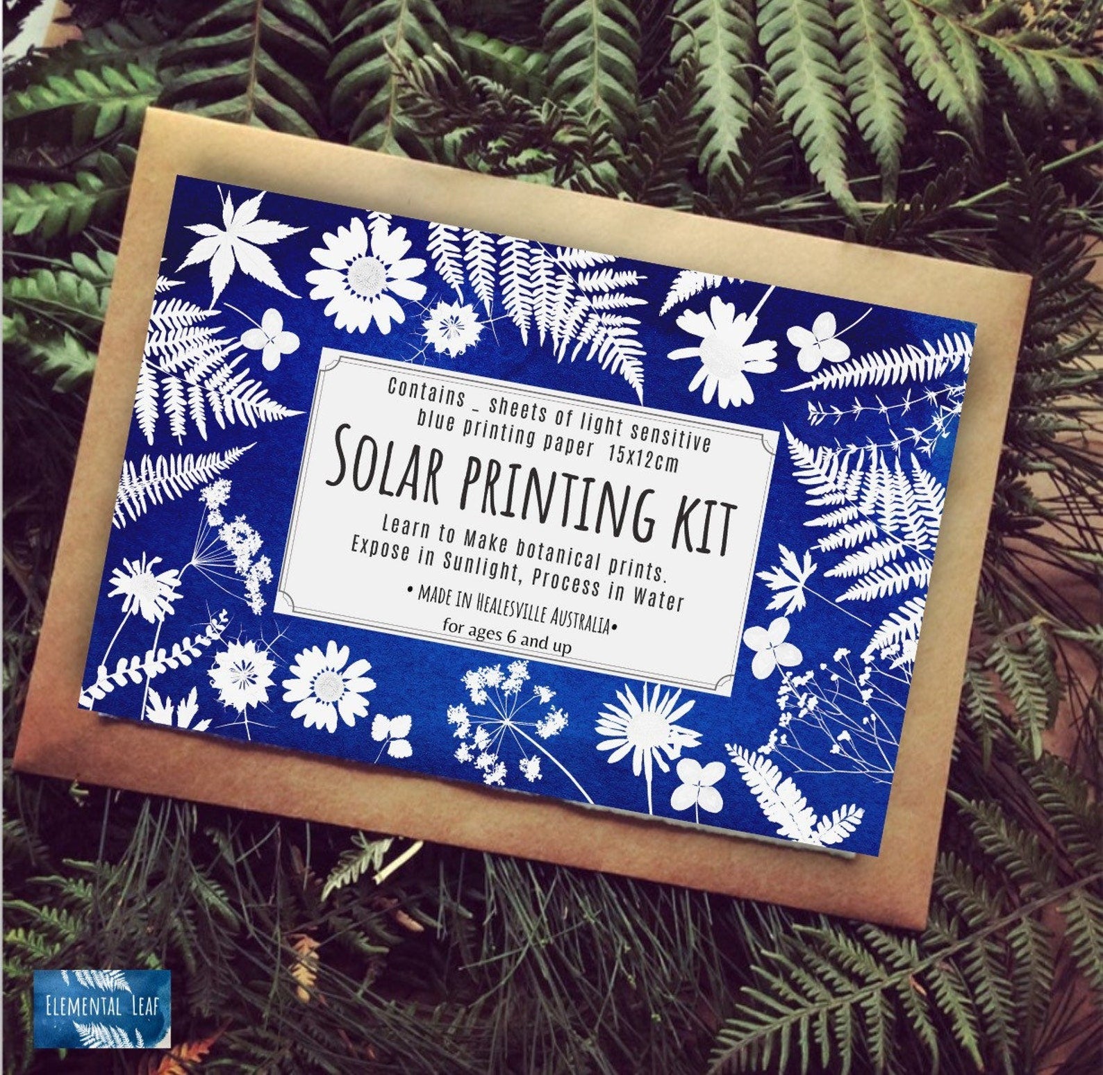 🔥Last Day SALE 50% OFF - 💕Snug® Solar Printing Cyanotype kit