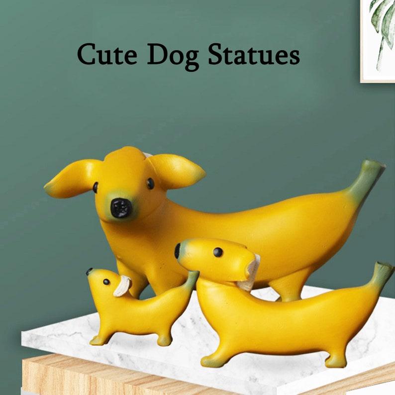 ❤️Spring Hot Sale 48% OFF - Cute Banana Dog Garden Statues